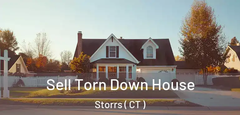  Sell Torn Down House Storrs ( CT )