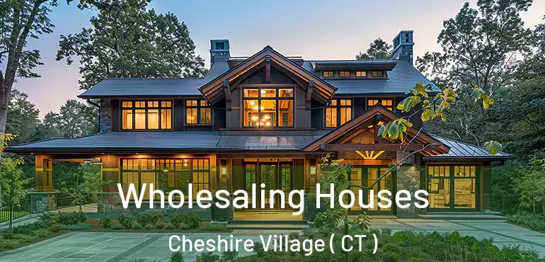  Wholesaling Houses Cheshire Village ( CT )